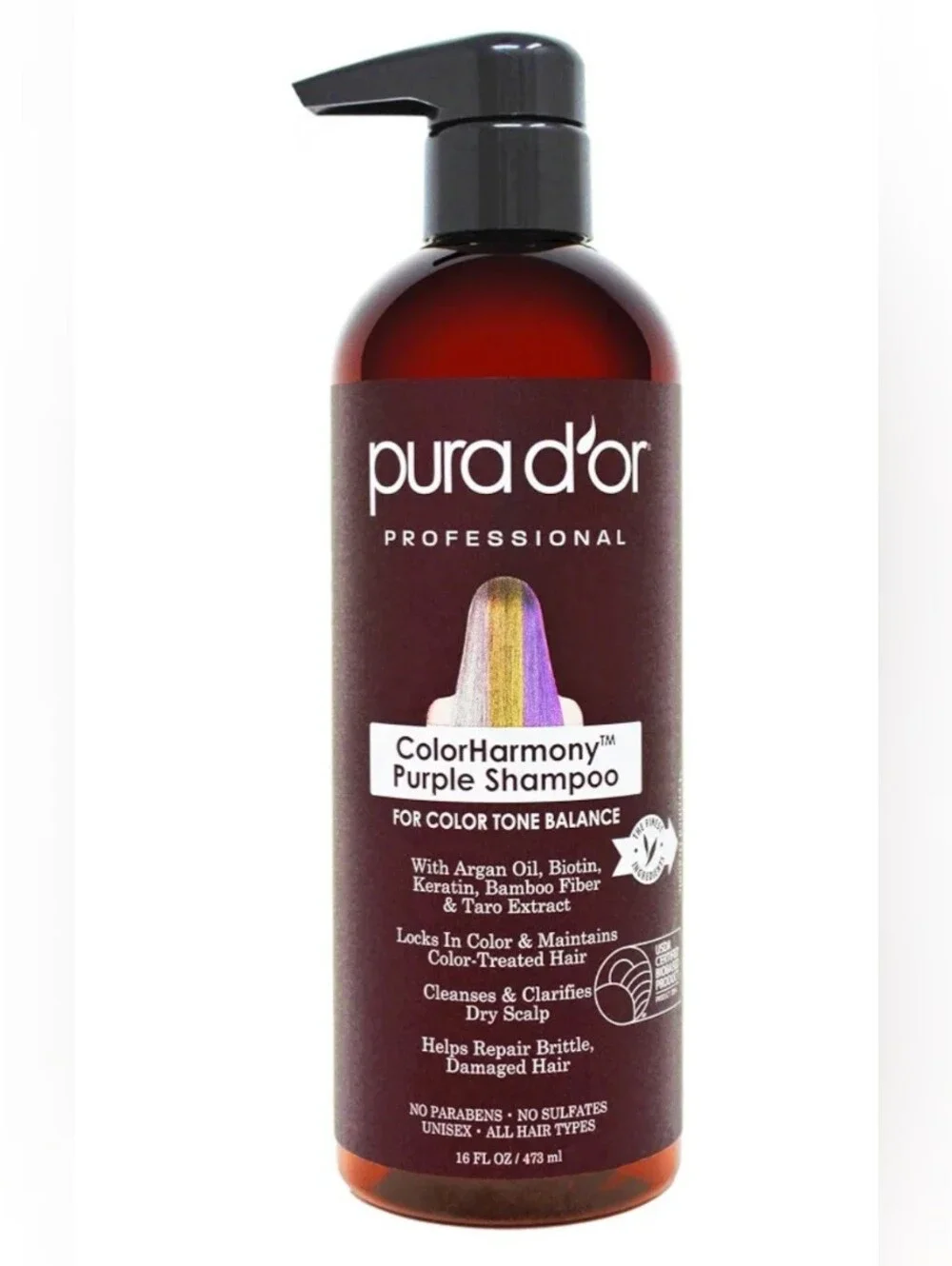 Pura d'or ColorHarmony Purple Shampoo - NEW